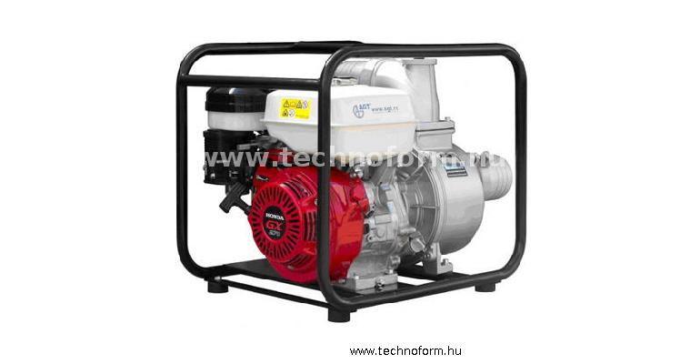 agt wp40hx vízszivattyú honda gx270 motorral, 4coll csatlakozással