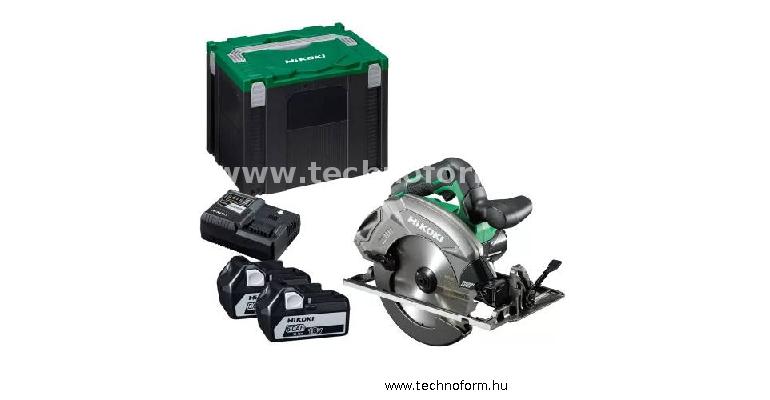 hikoki c1807dawrz akkumulátoros körfűrész 18v 2x18v 5ah akkuval