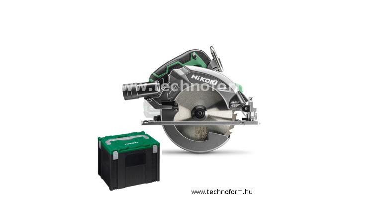 hikoki c3607dbw2z akkumulátoros körfűrész 36v multivolt akku és töltő nélkül hitboxban