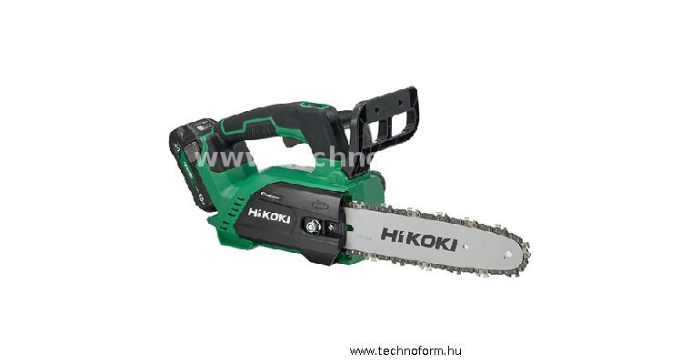 hikoki cs1825dc-w4z akkus láncfűrész 18v 25cm akku és töltő nélkül