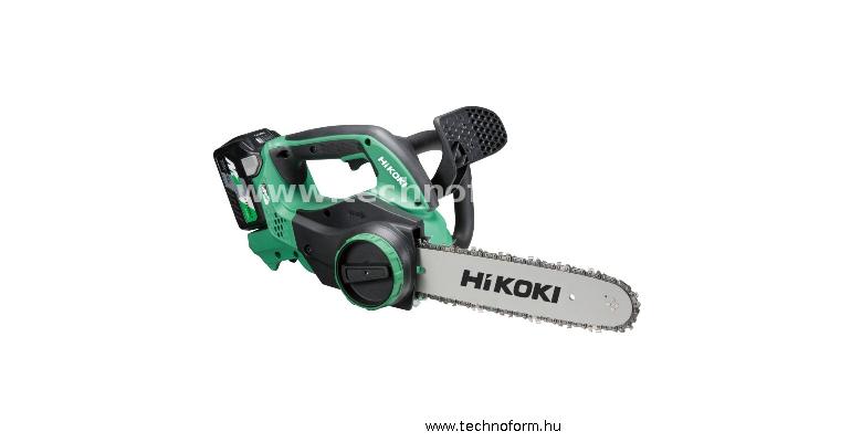 hikoki cs3630da akkus láncfűrész felső markolattal 36v 1x2,5ah multivolt akkuval