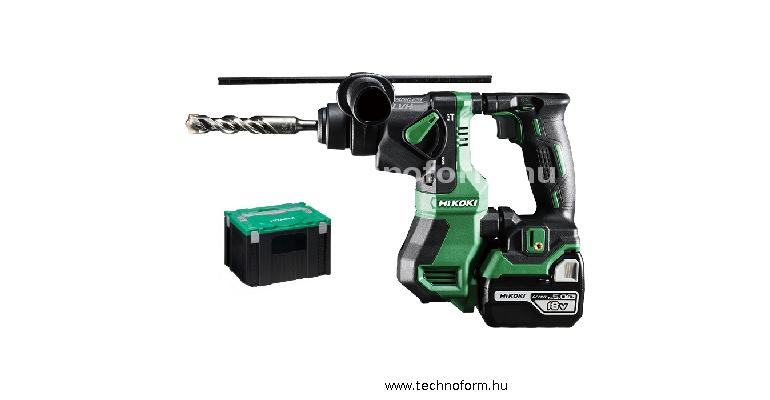 hikoki dh18dpawpz akkus fúró-vésőkalapács 2,6j 18v 2x5ah akkuval