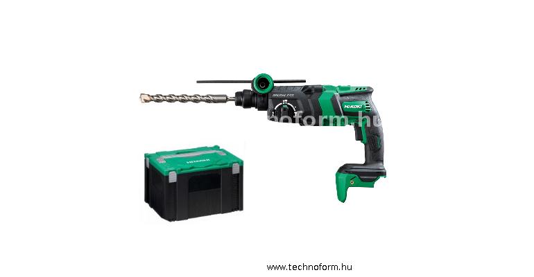 hikoki dh18dpc-basic-hsc akkus fúró-vésőkalapács 3,2j 18v akku és töltő nélkül hitbox-ban - dh18dpcw2z