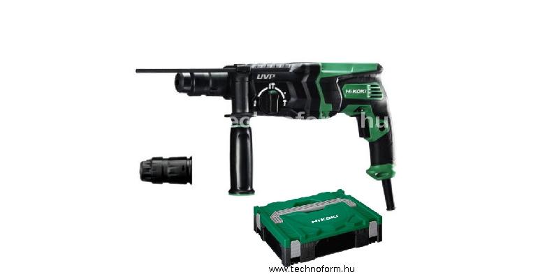hikoki dh26pmc-hsc fúrókalapács sds+ 2,9j 830w cserélhető tokmánnyal hitboxban