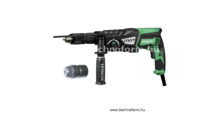 hikoki dh28pmy2 fúró-vésőkalapács cserélhető tokmánnyal - dh28pmy2wsz