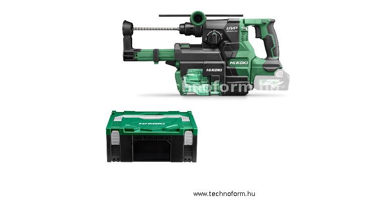 hikoki dh3628daw3z akkus fúró-vésőkalapács + porelszívó 3,2j 36v multivolt akku és töltő nélkül