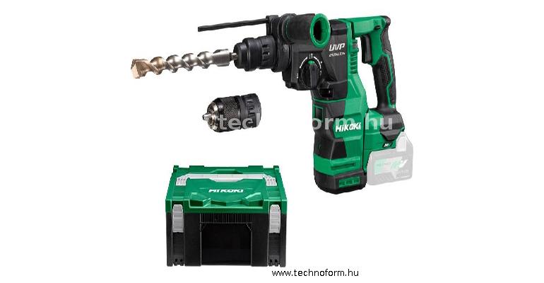 hikoki dh3628dcw2z akkus fúró-vésőkalapács 3,2j 36v multivolt akku és töltő nélkül hitbox-ban