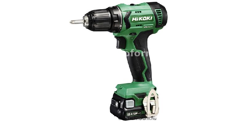 hikoki ds12dawfz akkus fúró - csavarozó 12v 38nm 2x2,5ah liion akkuval