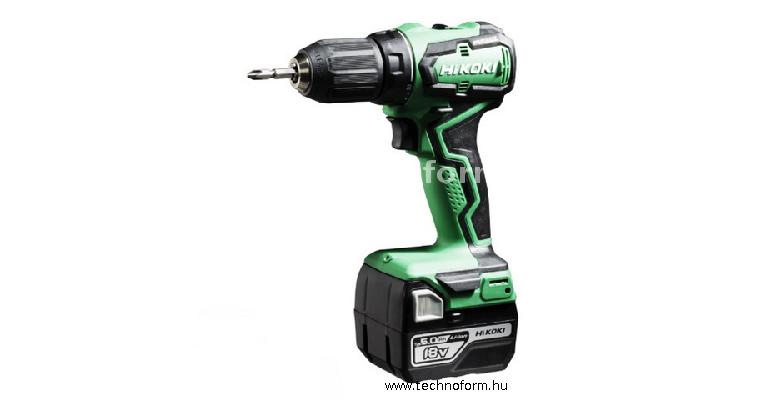hikoki ds18dd-5ah akkus fúró -csavarozó 18v 55nm 2x5,0ah akkuval