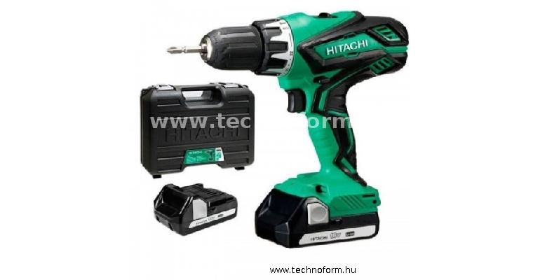 hikoki ds18djl-3ah akkus fúró-csavarbehajtó 18v 53nm 2x3ah li-ion akkuval kofferben