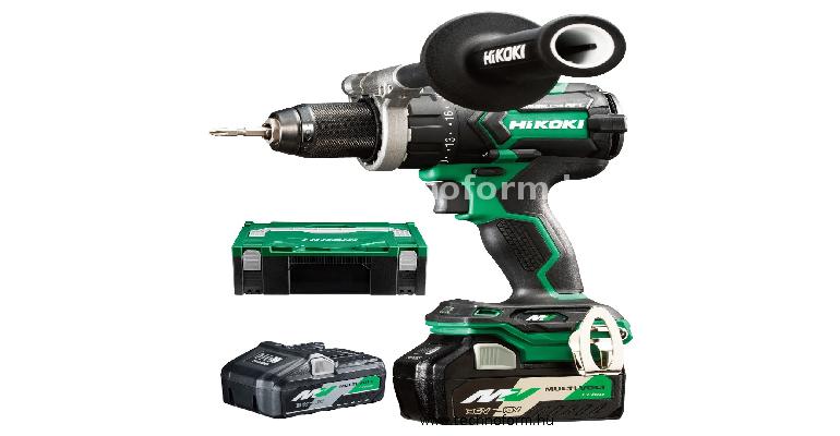 hikoki ds36dcwrz akkus fúró-csavarozó 36v 155nm  2x2,5ah akkuval hitbox-ban