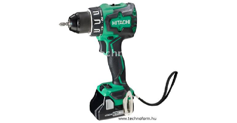 hikoki dv18dbsl-3ah akkus ütvefúró-csavarbehajtó 70nm 18v 2x3.0ah li-ion akkuval