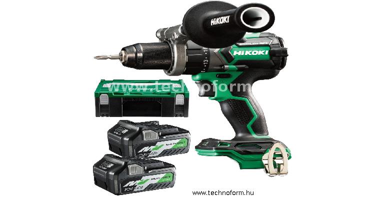 hikoki dv18dcwrz akkus ütvefúró - csavarozó 140nm 18v 2x36v multivolt 2,5ah akkuval