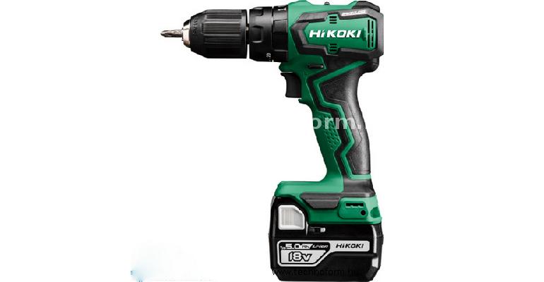 hikoki dv18dd-5ah akkus ütvefúró-csavarbehajtó 55nm 18v 2x5ah akku+töltő - dv18ddwpz