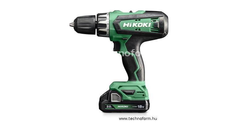 hikoki dv18df-koffer akkus ütvefúró-csavarbehajtó 55nm 18v 2x2ah akkuval kofferben