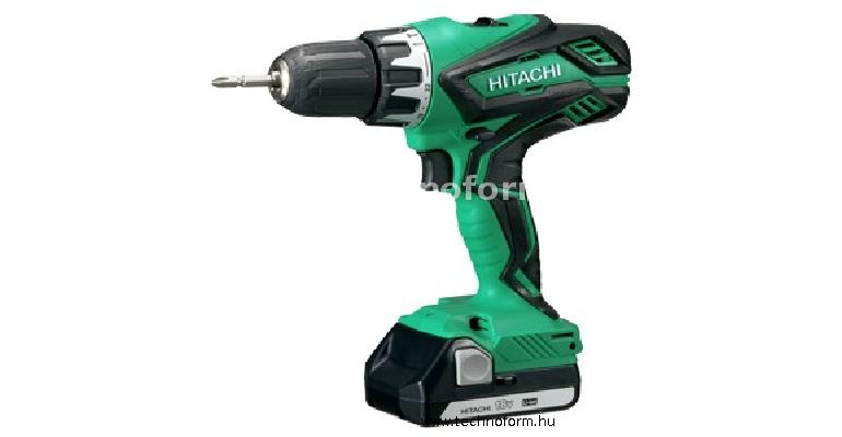 hikoki dv18djl-karton akkus ütvefúró-csavarbehajtó 53nm 18v 2x1.5ah li-ion akkuval papírdobozban