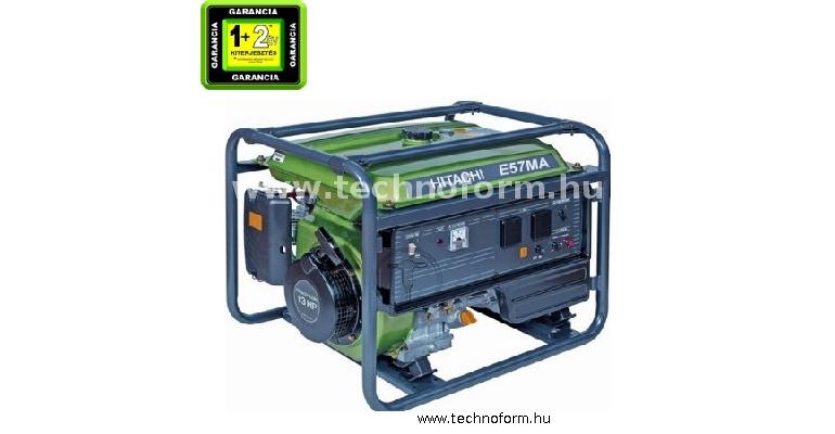 hikoki e57ma-s áramfejlesztő önindítóval
