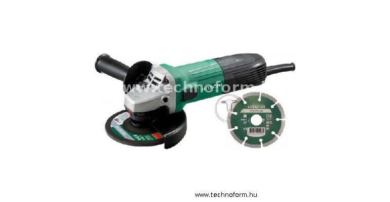 hikoki g12sta sarokcsiszoló 600w / 115mm + gyémánttárcsa - g12staygz