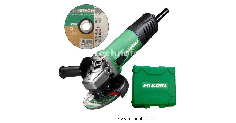 hikoki g13sb4y3z sarokcsiszoló 1400w 125mm + koffer