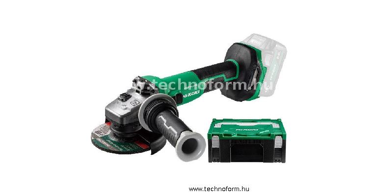 hikoki g1813de-w2z akkus sarokcsiszoló 125mm 18v akku és töltő nélkül hitbox kofferben
