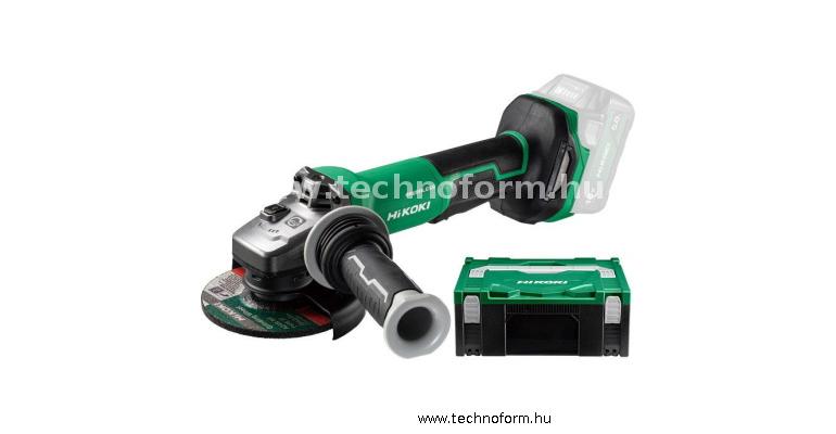 hikoki g1813df-w2z akkus sarokcsiszoló 125mm 18v akku és töltő nélkül hitbox kofferben