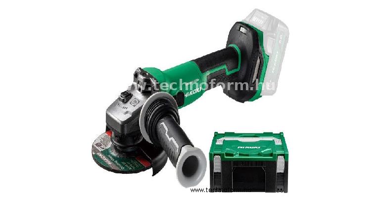 hikoki g1813dvew2z akkus sarokcsiszoló 125mm 18v akku és töltő nélkül hitbox kofferben