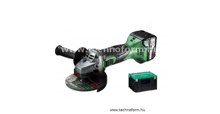 hikoki g18dsl2wpz akkus sarokcsiszoló 115mm 18v 2x5.0ah li-ion akkuval hitbox-ban