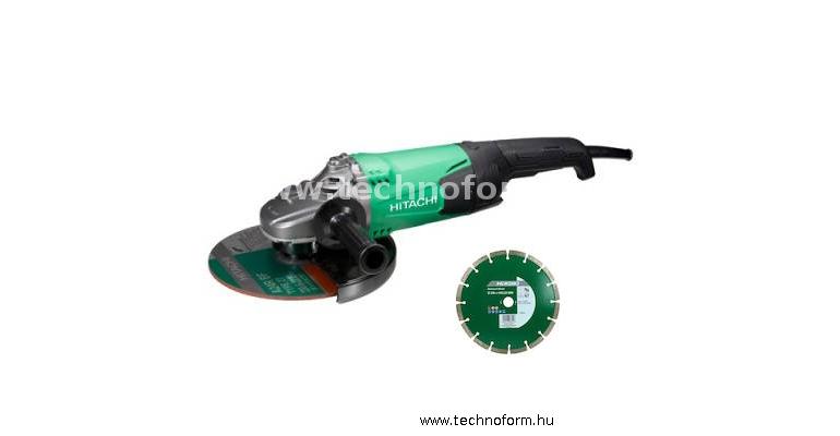hikoki g23stwez sarokcsiszoló 230mm 2000w + gyémántkorong
