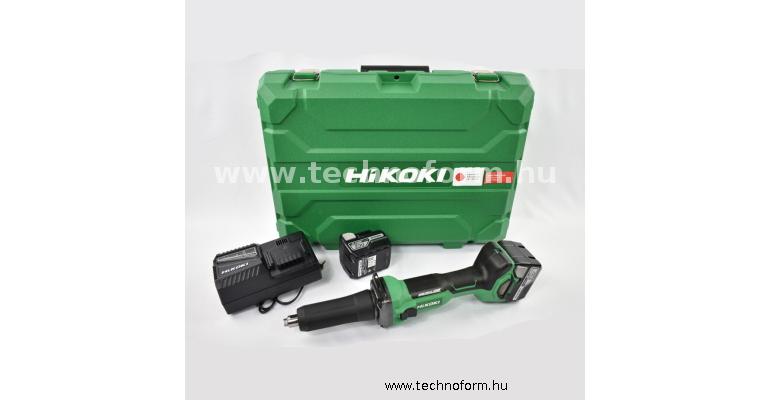 hikoki gp18da-5ah akkus egyenescsiszoló 18v 2x5ah-s akkuval és töltővel kofferben