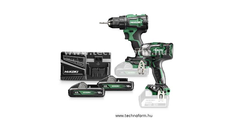 hikoki kc18dewfz akkus gépcsomag 18v 2x4ah akkuval hibox kofferben