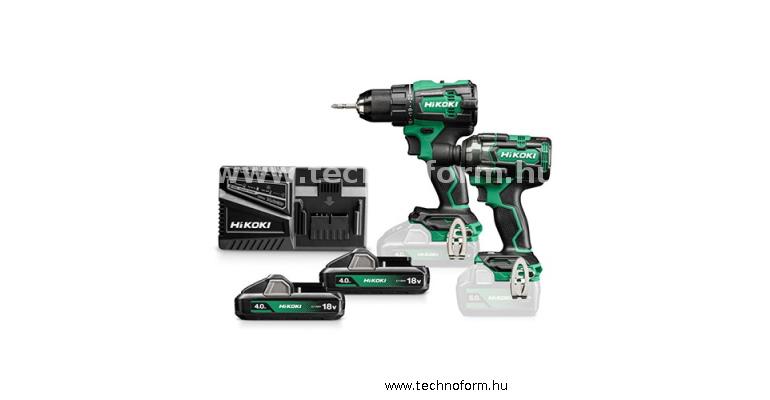 hikoki kc18dewlz akkus gépcsomag 18v 2x4ah akkuval hibox kofferben