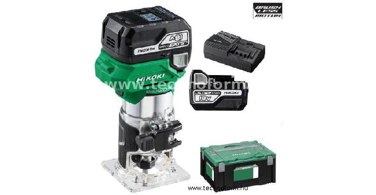 hikoki m1808da-5ah akkumulátoros élmaró 18v 2x5,0ah akkuval hitboxban - m1808dawpz