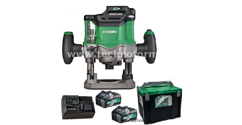 hikoki m3612da akkus felsőmaró 36v 2x2,5ah akkuval hitboxban