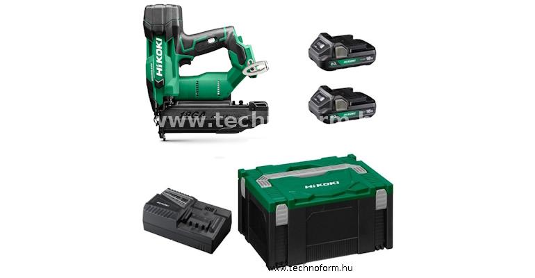 hikoki nt1850dawxz akkus tűszegező légrugós 18v gauge 1x2,0ah akkuval