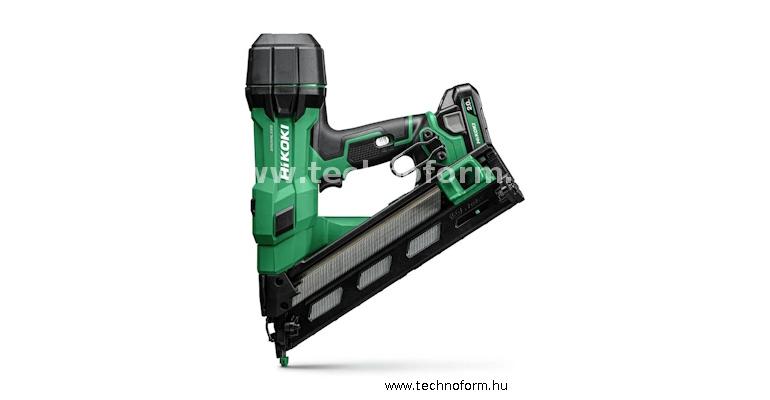 hikoki nt1865daawxz akkus tűszegező 15ga 34° légrugós 2x2,0ah-sa akksi és töltől hitbox-ban