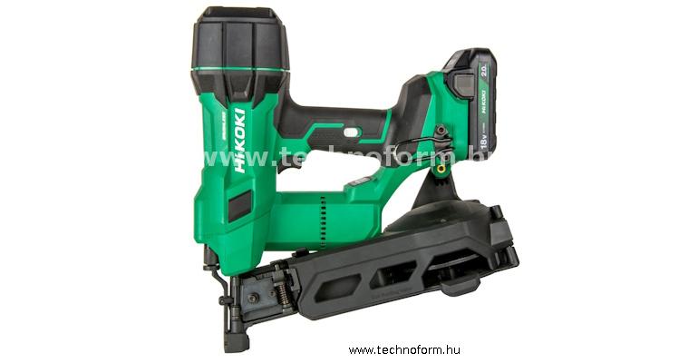 hikoki nv1845dawxz akkus zsindelyszegező légrugós 18v 2,0ah akku és töltő hitbox kofferben