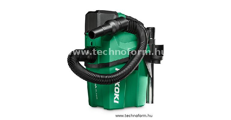 hikoki rp18da-w4z akkus porszívó 18v vállra akasztható 80w hepa - rp18daw4z