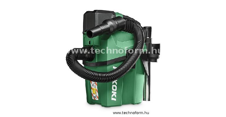 hikoki rp18dlaw4z akkus porszívó 18v vállra akasztható 90w hepa