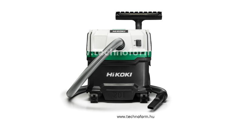 hikoki rp200slwaz ipari porszívó száraz-nedves l-osztály 1200w 20l