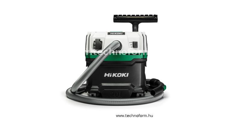hikoki rp200ylwaz ipari porszívó száraz-nedves l-osztály 1200w 20l