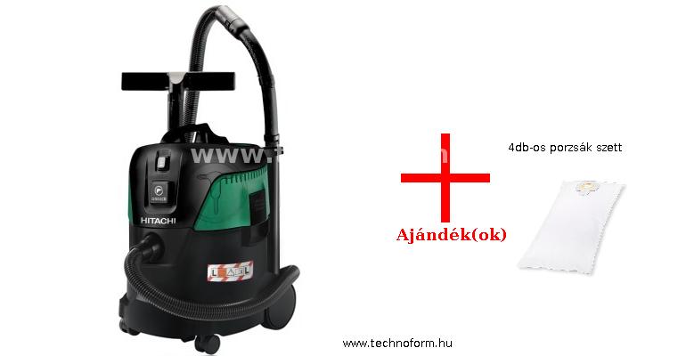 hikoki rp250ydlwaz ipari porszívó száraz-nedves l-osztály 1000w + 4db-os porzsák szett