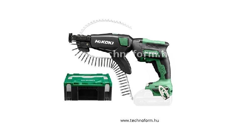 hikoki w18daw3z akkus gipszkarton csavarbehajtó+adaper18v akku és töltő nélkül hitbox kofferben