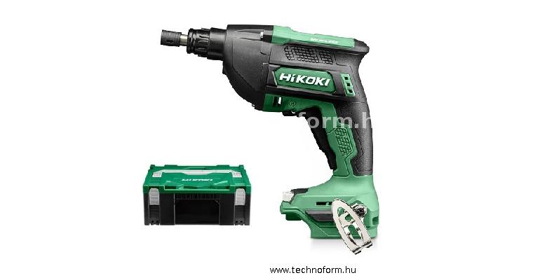 hikoki w18dbw2z akkus gipszkarton csavarbehajtó 18v akku és töltő nélkül hitbox kofferben
