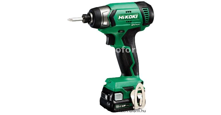 hikoki wh12da akkus ütvecsavarozó 1/4" 110nm 12v 2x2,5ah akkuval