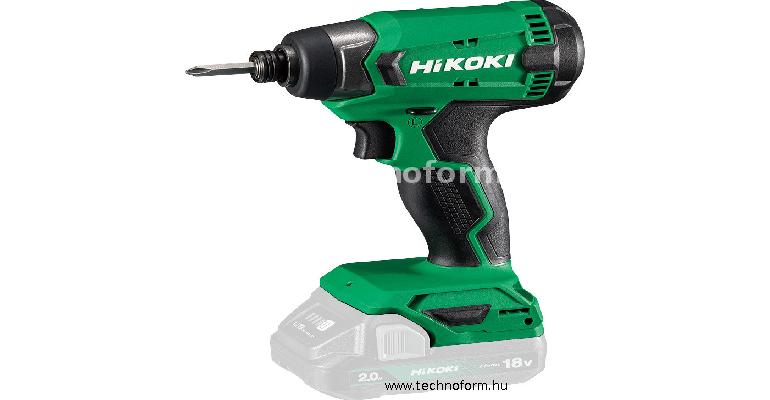 hikoki wh18daw4z akkus ütvecsavarozó 1/4" 140nm 18v akku és töltő nélkül