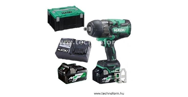 hikoki wr36dbwrz akkus ütvecsavarozó 1/2" 1650nm 36v 2x2,5ah multivolt akkuval hitbox-ban