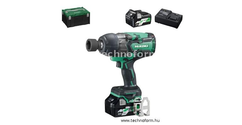 hikoki wr36dgwrz akkus ütvecsavarozó 1/2" 2000 nm 36v 2x2,5ah töltő hitboxban