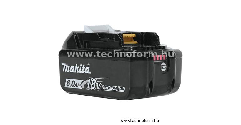 makita 632f69-8 bl1860 akkumulátor li-ion 18v 6,0ah lxt