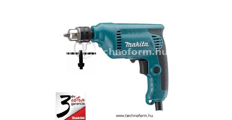 makita 6412 fúrógép 450w 1,5-10mm tokmány