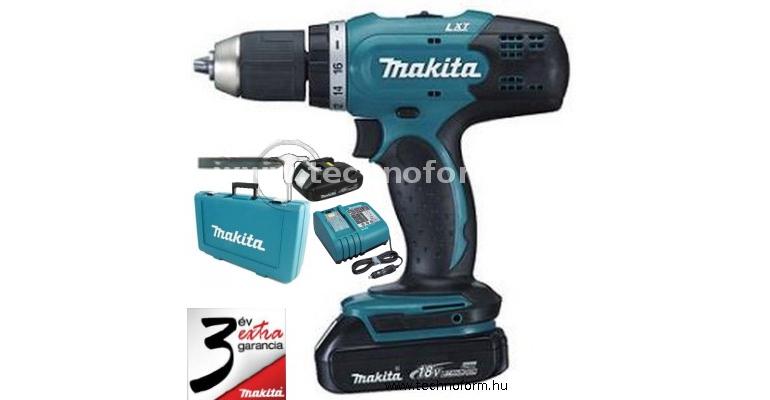 makita bdf453she (ddf453sye) akkus fúró-csavarbehajtó li-ion akkumulátorral